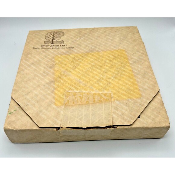 KNOWLES "A Kiss for Mother" 8.5" Plate w/ Box & COA - Yin-Rei-Hicks - Giraffes - Picture 8 of 9